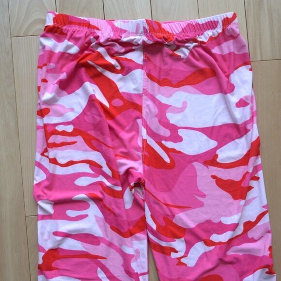 NWOT Eevee Leggings Pink Camo Plus Size - Picture 3 of 4
